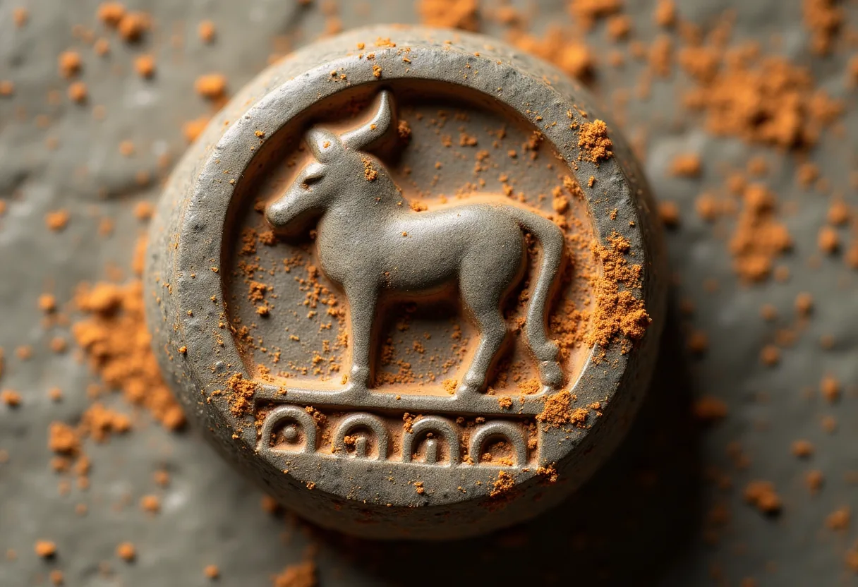 The undeciphered symbols of a vast ancient civilization that left no royal tombs, no depictions of war, and no key to their tongue.