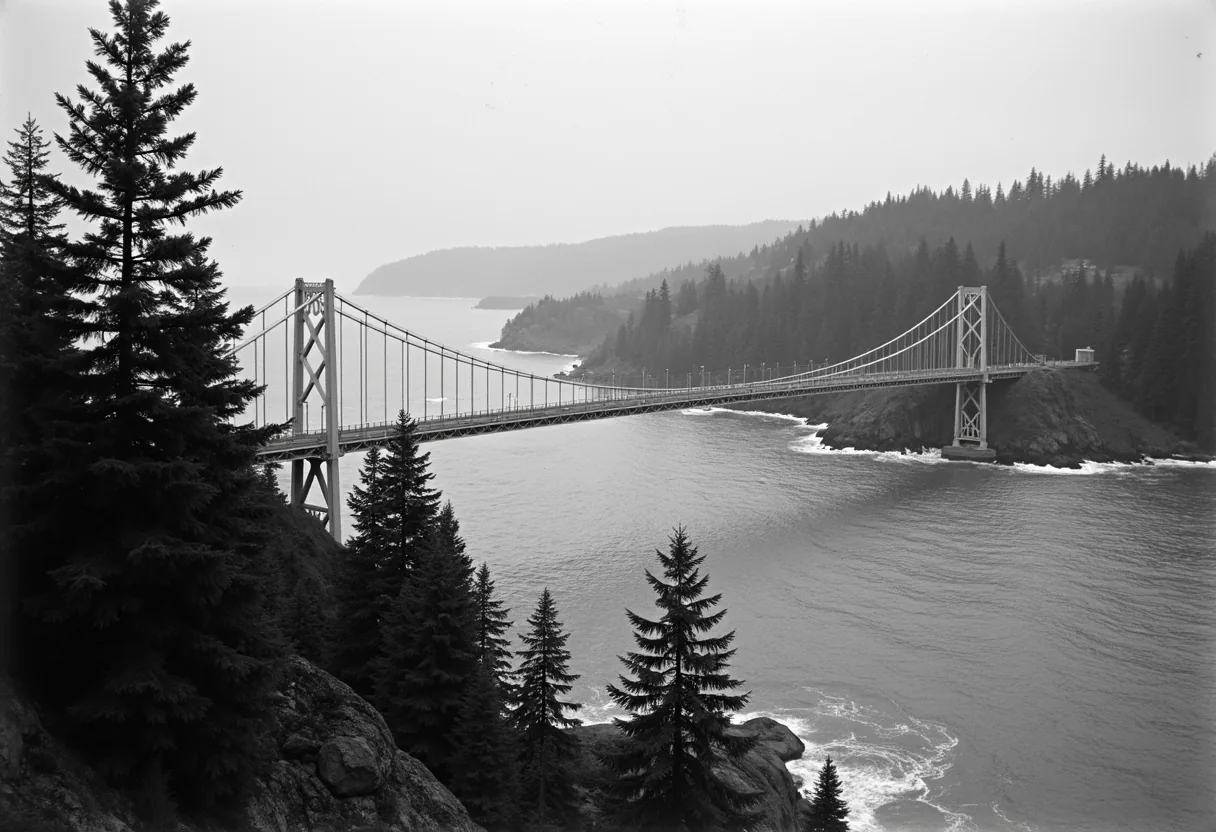 The suspension bridge that wriggled and twisted in a moderate wind before collapsing like paper, rewriting modern architecture.